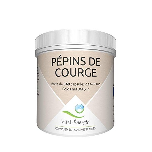 Vital-Energie Pépins de Courge 540 capsules