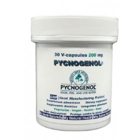 PYCNOGENOL® 30 gélules végétales de 200 mg SUPER ANTIOXYDANT-testé en laboratoire Horphag Research Suisse , sans allergènes.