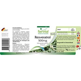 Fairvital | Resvératrol 500mg - 90 gélules - Resvératrol
