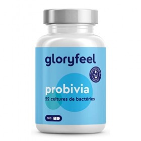 Probivia Probiotique Ferments Lactiques, 180 Capsules Végétaliens, 22 Souches de Bactéries avec Lactobacillus & Bifidobacteri