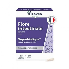 Vitavea - Suprabiotique® - Probiotique Flore Intestinale, Equilibre du Microbiote, Digestion - Ferments Lactiques - Lactobaci