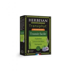 HERBESAN®-TRANSIPHYT - Triple actions : Transit naturel, Bien-être digestif, Microbiote intestinal -Complexe de 4 Plantes, Le