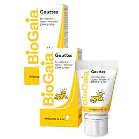 BioGaia Lactobacillus Reuteri ProTectis Gouttes Lot 2 x 5 ml