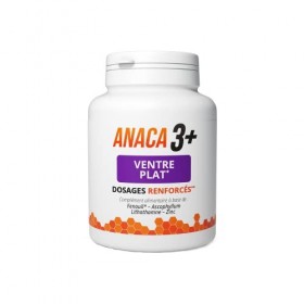 ANACA 3+ - Ventre Plat - Complément Alimentaire - Dosages Renforcés - Digestion 1 & Absorption Des Graisses 2 - Fenouil & A