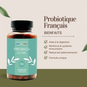 Probiotiques pour la flore intestinale | Confort intime | Fabriqué en France | Renforce le système immunitaire | Compléments 