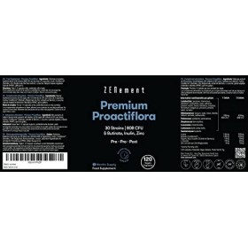 Probiotiques et Prébiotiques intestinaux de première qualité, 120 Gélules Gastrorésistantes, 30 souches 80 milliards dUFC 