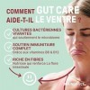 Braineffect Gut Care – Probiotique Flore Intestinale Microbiote Intestinal Végétalien - Anti Ballonnements avec Cultures de B