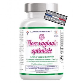 Probiotique flore intime vaginale - Ferments lactiques 40 milliards UFC en 5 souches Lactobacillus - Enzymes digestives Fabri