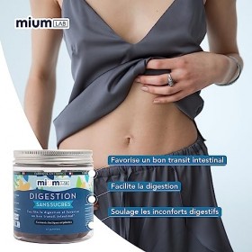 mium LAB - Complément Alimentaire - Digestion sans sucre - 1 Pot - 42 Gummies - 1 cure 21 jours - Facilite la digestion - Fav