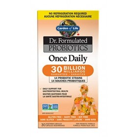 Garden Of Life Dr. Formulé Une Fois Par Jour 30 Milliards De Probiotiques 30 Capsules Végétariennes