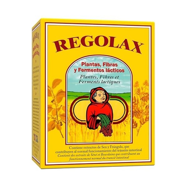 Regolax 50 gélules | Laxatif contre la constipation - Transit Intestinale - Séné, Bourdaine, Agar-agar, probiotiques | Api-Na