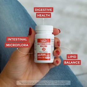 Lactobacillus Reuteri - Complément pour le Confort Digestif - 5 milliards UFC par Jour - Contribue à la Santé du Transit Inte