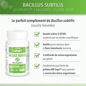 Bacillus Subtilis - 3.1 Milliards CFU - Améliore les Défenses Naturelles - Contribue à Lutter contre les Bactéries et Micro-O