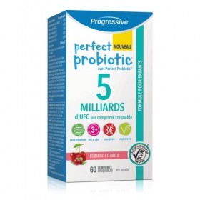Progressive Perfect Probiotic Kids Chewable 5B 60 Ct