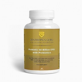 Probiotique complexe 40 milliards dUFC avec prébiotiques