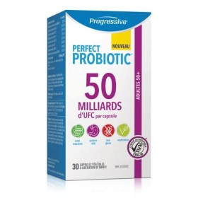 Progressive Perfect Probiotic Adult 50+ 50B 30 Ct