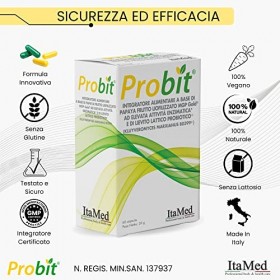 Ferments Lactiques Probiotiques Et Prébiotiques, Probit 60 Gélules Gastro-résistantes, Action Complète Extra Forte À Base De 