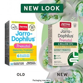 Jarrow Formulas Jarro-Dophilus Prenatal, 6 Billion CFU - 30 vcaps