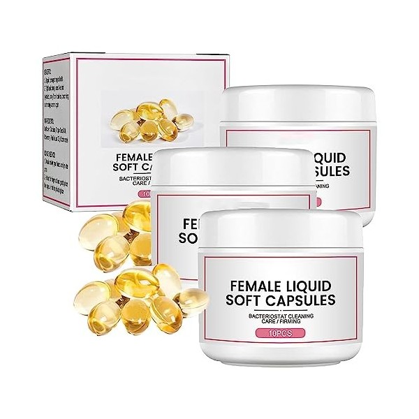 2023 Nouvelle Poudre Réparatrice Raffermissante, Kitsuki Natural Vaginal Repair Capsules, Anti - Démangeaisons Detox, Capsule