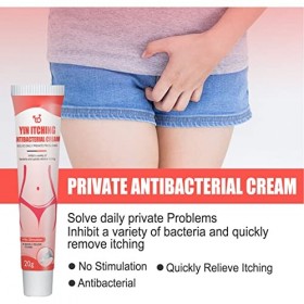 2pcs 20g Crème de Démangeaison Partie Privée, Effet Rapide et Durable Efficace Crème de Traitement des Démangeaisons Féminine