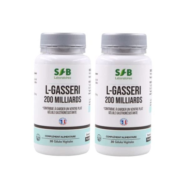 SFB Laboratoires - Lactobacillus Gasseri 200 milliards - Flore Intestinale - Digestion et Minceur - 20 milliards dUFC/jour/g ...
