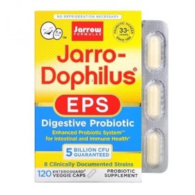 Jarrow Formulas, Jarro-Dophilus EPS, 5 Milliards de Cultures Bactériennes par Capsule, Hautement Dosé, 120 Capsules, Testé en