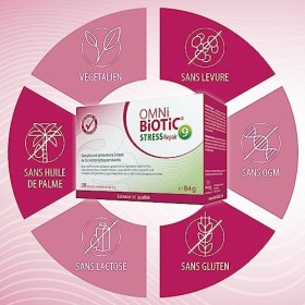OMNi BiOTiC STRESS Repair | 28 sachets 84g | 9 souches bactériennes | 15 milliards d’UFC par dose journalière | En poudre |