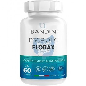 Bandini® PROBIOTIQUES FLORAX - 60 CAPSULES | Ferments lactiques probiotiques | Spectre complet de 14 souches bactériennes, y 