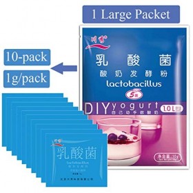 LChiic Ferments Yaourt - Pack De 10 Sachets De Culture Lyophilisée pour Yogourt Probiotique
