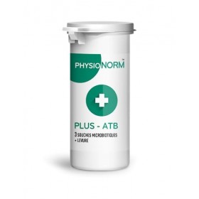 Physionorm™ PLUS-ATB - Complément Alimentaire - Levures & Probiotiques - 12 gélules
