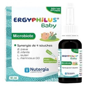 Nutergia - Ergyphilus Baby en goutte - 2 Boites de 10 ml