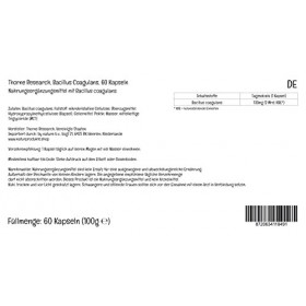 PremiumVital, Thorne Research, Bacillus Coagulans, Culture Bactérienne, 60 Capsules végétaliennes, avec Pilulier Pratique, Te