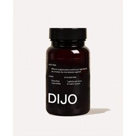 DIJO - Flore Vaginale Probiotique - Renforcement de la Flore Intime - 3 Souches de Bactéries et 10 Milliards dUFC - 60 Gélul