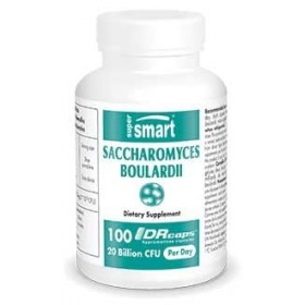 Saccharomyces Boulardii - Contribue à Rééquilibrer la Flore Intestinale et à Réduire les troubles digestifs - 20 Milliards d’