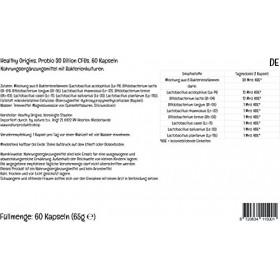 Healthy Origins, Probi, 8 Souches de Bactéries, 30 Milliards de Cultures Bactériennes par Gélule, 60 Capsules végétariennes, 