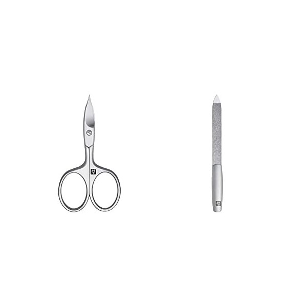 Zwilling - Twinox - Ciseaux à ongles - 9 cm & Zwilling Twinox 88326-131 - Lime à ongles saphir - Acier inoxydable - Mat - 13 