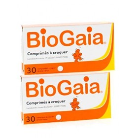 BioGaia Lactobacillus Reuteri ProTectis lot 2 X 30 Comprimés