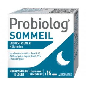 Mayoly Spindler - Probiolog SOMMEIL- Compléments alimentaires - Endormissement - lot de 2 boîtes de 14 Gélules. Pack2 