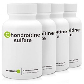 CHONDROÏTINE SULFATE * PACK 3+1 GRATUIT * 400 mg / 240 gélules * Articulations douleurs articulaires, inflammation 