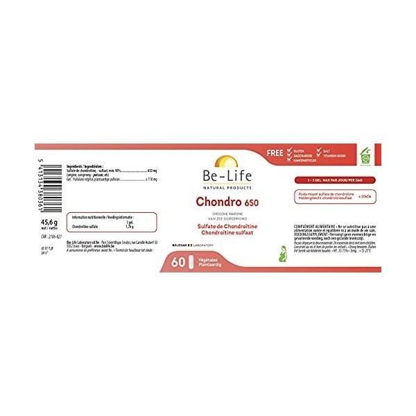 Be-Life - Chondro 650-60 Gel