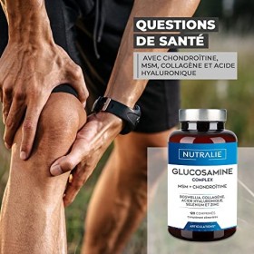 Glucosamine, Chondroïtine, MSM et Collagène | Maintenir des Os Normaux avec la Glucosamine, Chondroitin, le MSM, Collagène, A