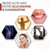 Glucosamine et Chondroïtine Complex 1200mg avec Vitamine C, 180 Gélules Sans Gluten, 3 Mois dApprovisionnement - Complément 