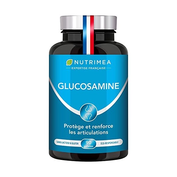 Complexe Glucosamine, Chondroïtine, MSM, Manganèse - Formule unique 4 actifs - Contre Douleurs articulaires, Arthrose, Tendin