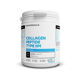 Collagène 100% Pur - Collagène Peptide Peptan Type 2 | Santé des Articulations • Bien-Être & Sport | Nutrimuscle | 45 Gélules