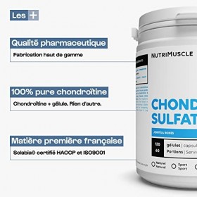 Chondroïtine Sulfate 100% Pure | Protecteur articulaire • Résistance des tendons • Régénération tissulaire • Sport & Santé | 