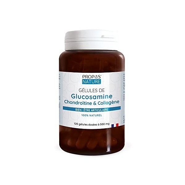 Bioligo - Glucosamine, chondroïtine et collagène marin - 120 gélules