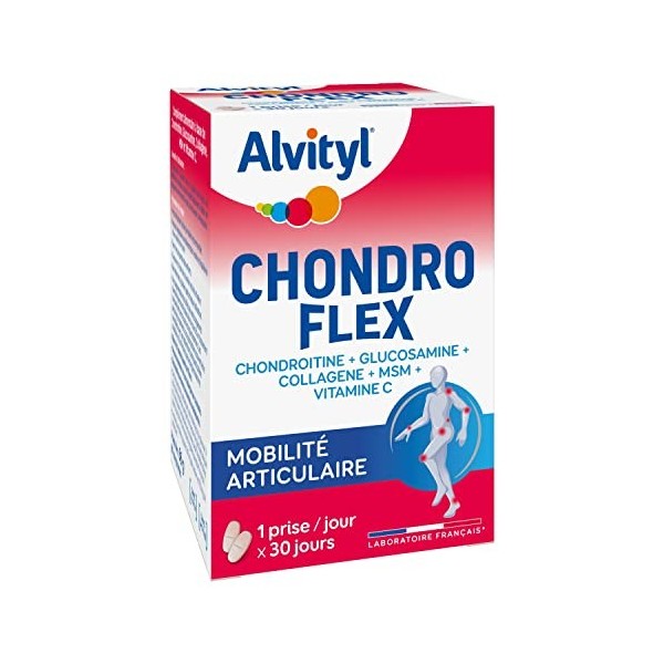 Urgo - Chondro Flex chondroitine glucosamine collagène MSM Vit C - SIX MOIS DE TRAITEMENT - Lot de 6 boites