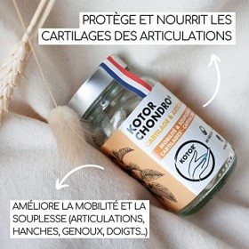 KOTOR CHONDRO | Régénère les Cartilages | Douleurs Articulaires | Glucosamine + Chondroïtine Marine + Ortie + Manganèse + Vit
