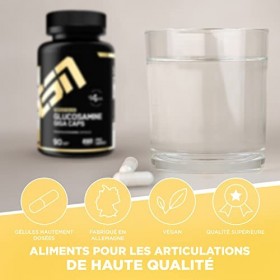 ESN Glucosamine Giga Caps - La glucosamine est un composant du liquide synovial, du tissu conjonctif et du cartilage - 90 gél