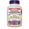 Webber Naturals Glucosamine Chondroitin MSM Regular Strength 300/240/300 mg 120 Caps